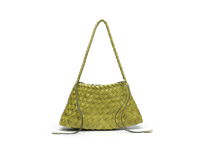 Textured Woven Shoulder Bag Bowlift