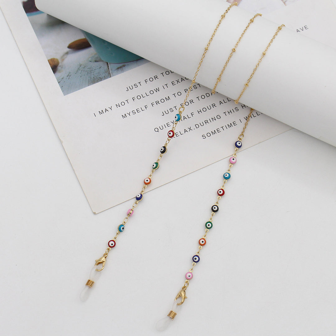 Elegant Pearl Chain Eyewear Holder Bowlift