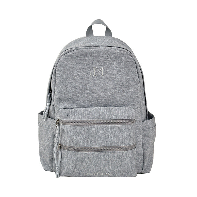 Checked Pattern Lightweight School Backpack Bowlift