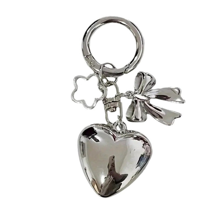 Metallic Charm Keychain Bowlift
