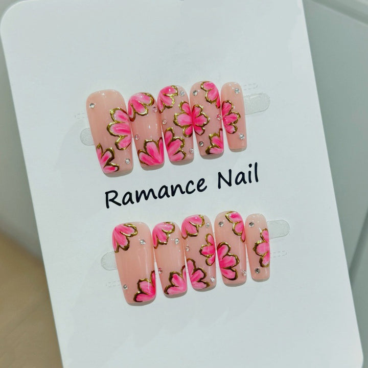 Floral Blossom Nail Art Set Bowlift