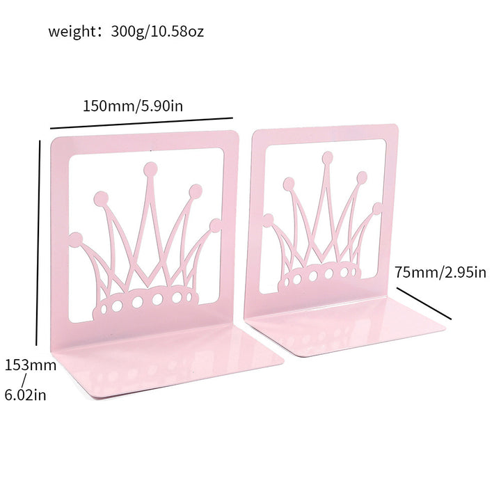 Decorative Crown Design Bookends