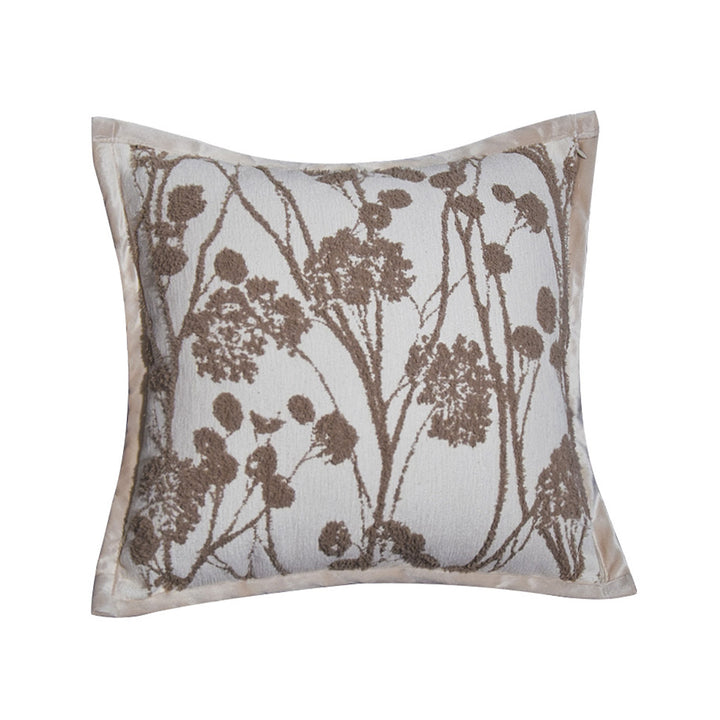Rectangular decorative cuddle pillow cover with striped teddy boucle look and sherpa finish Bowlift
