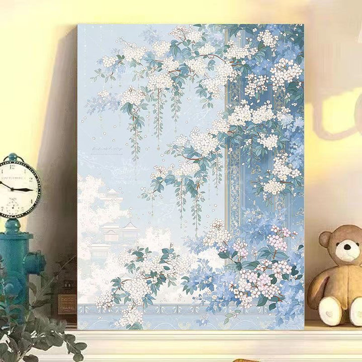 Floral Dreamscape Canvas Art Print Bowlift