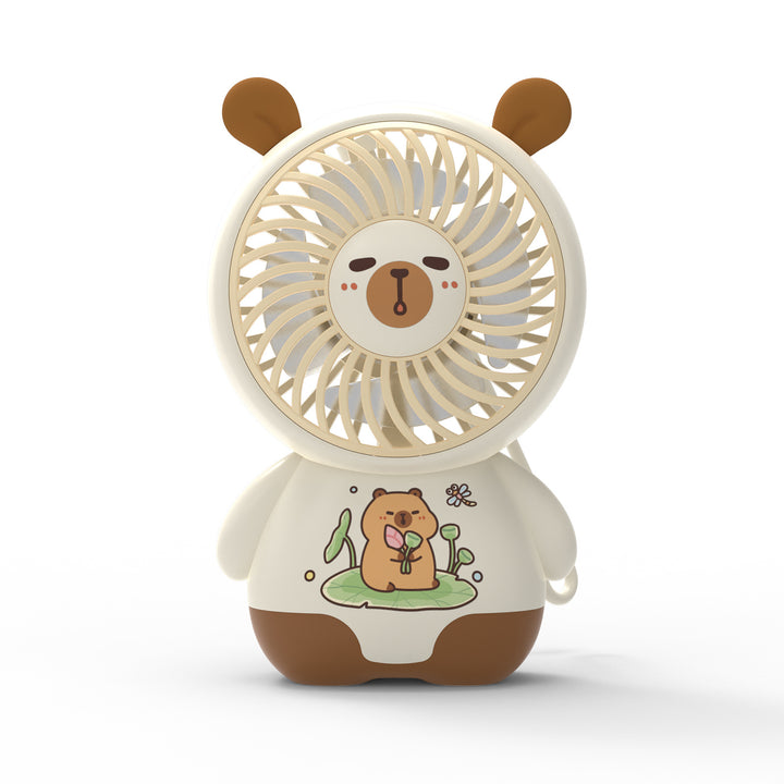 Unisex Portable Hand Fan in Cute Bear Design Bowlift