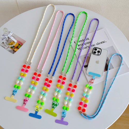 Phone chain with colorful beads Bowlift