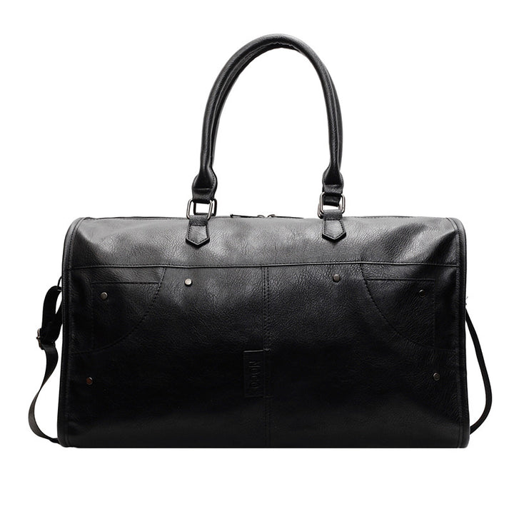 Elegant and Spacious Travel Bag Made of Durable Faux Leather Bowlift