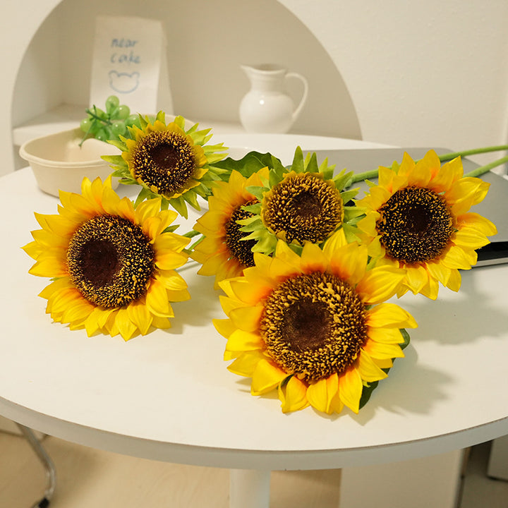 Artificial Sunflower Bouquet Bowlift