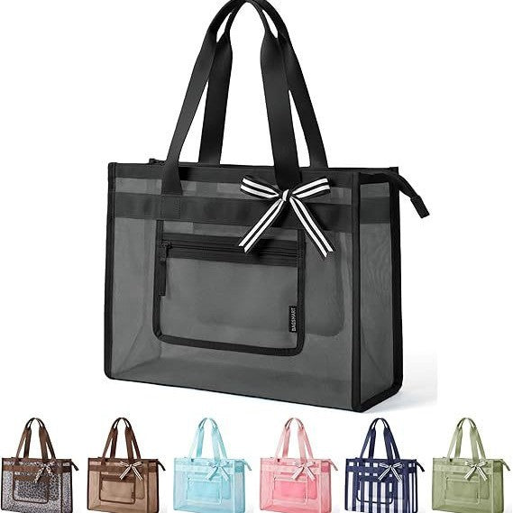Transparent shopping bag with elegant details Bowlift