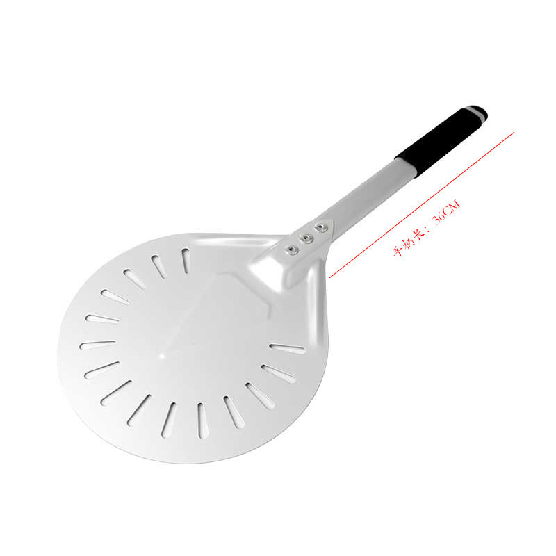 perforated aluminum pizza peel with ergonomic non-slip handle Bowlift
