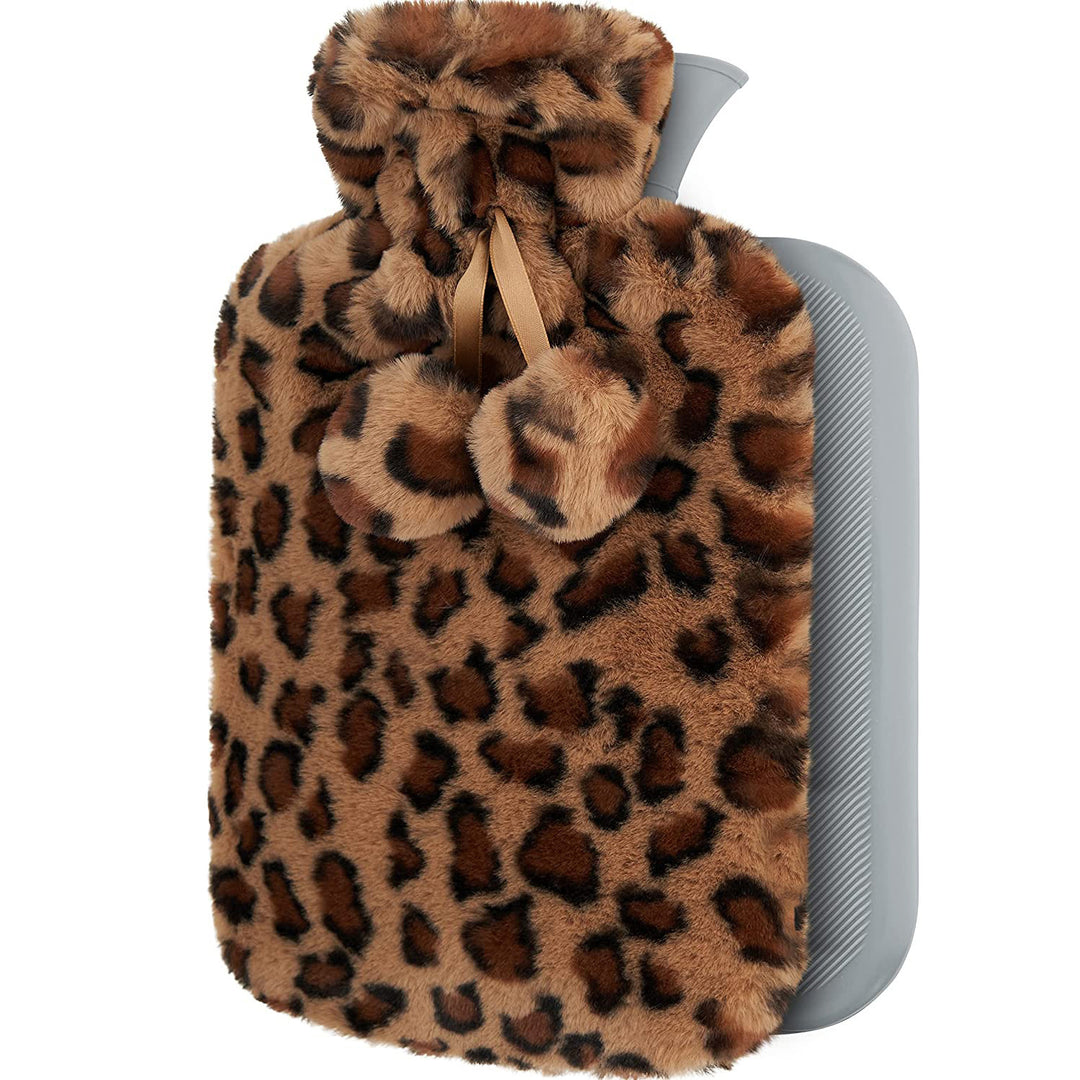 Plush Hot Water Bottle with Cover Bowlift