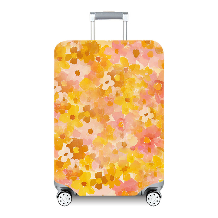 Unisex hard-shell travel suitcase with artistic landscape design Bowlift