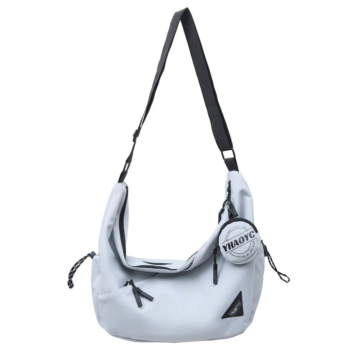 Stylish Shoulder Bag With Multiple Zip Compartments Bowlift