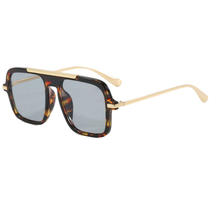 Women's fashionable sunglasses with trendy square frame Bowlift