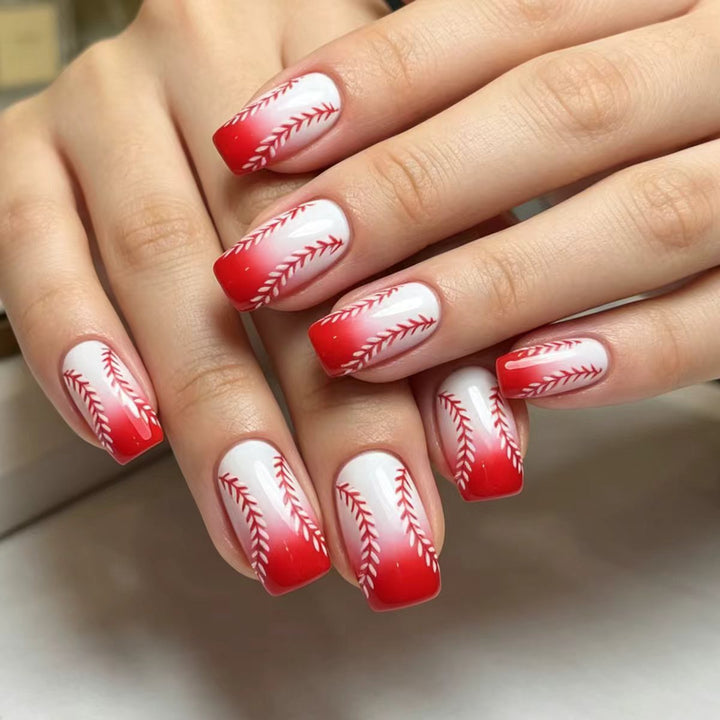 Creative acrylic nails with elegant ombre design and delicate floral patterns Bowlift