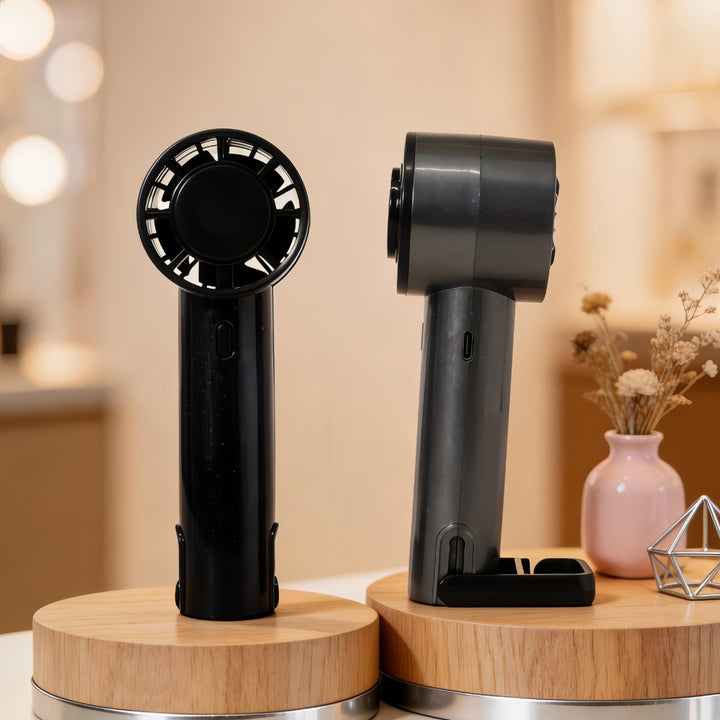 Ladies Portable Mini Handheld Fan with Ergonomic Design Bowlift