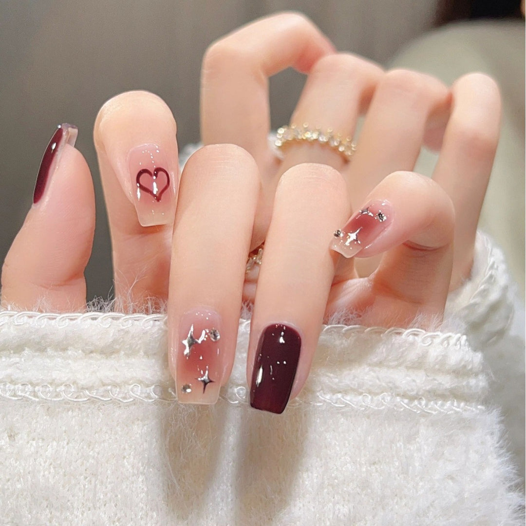 Glitter Ombre Press-On Nails Bowlift