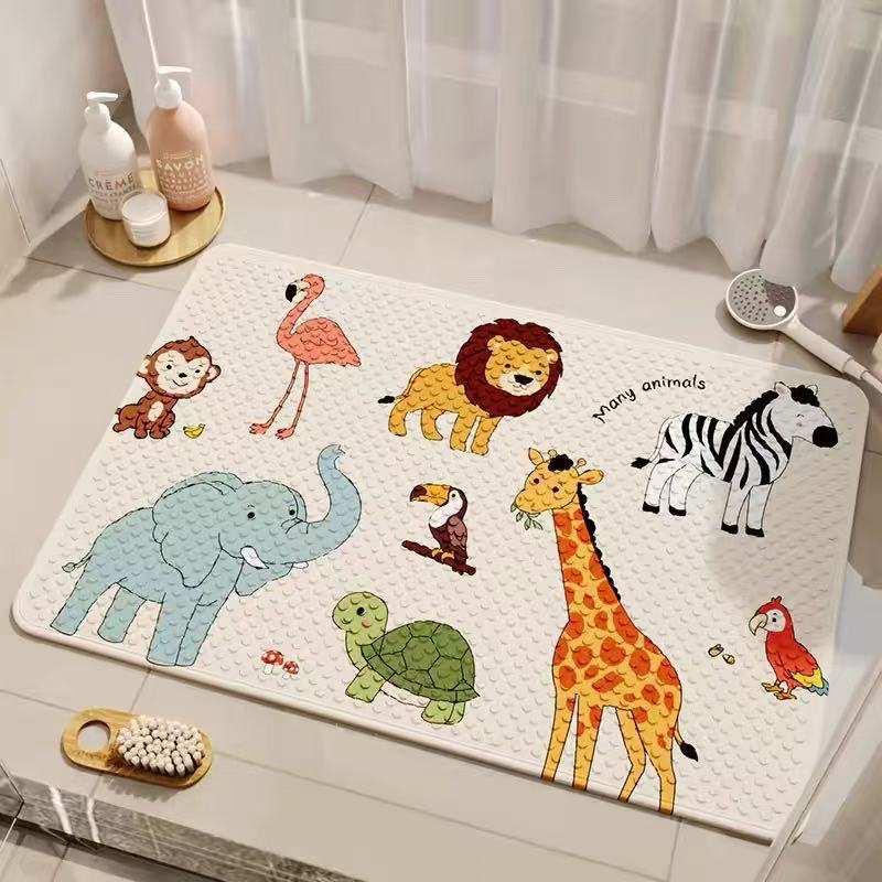 Cute Cartoon Bath Mat Bowlift