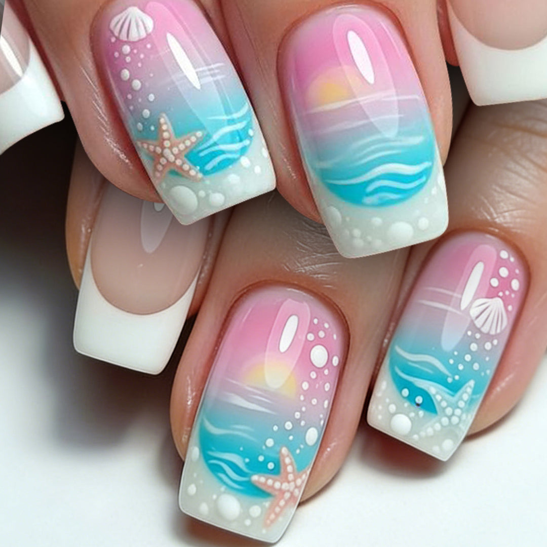 Ocean-Inspired 3D Nail Art Kit Bowlift