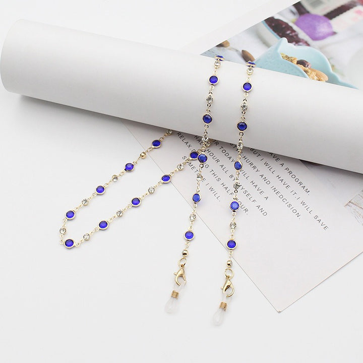 Elegant Crystal-Embellished Eyewear Chain Bowlift 1788159829