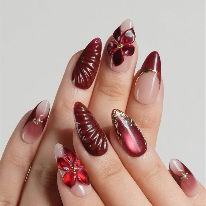 Elegant Press-On Nail Tips Bowlift