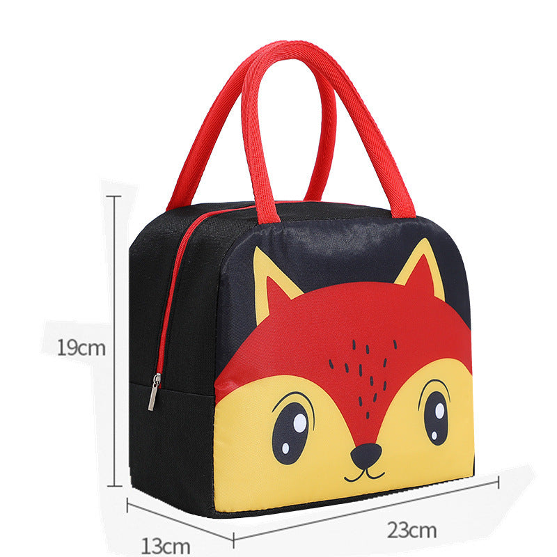 Cute Cow-Themed Insulated Lunch Bag