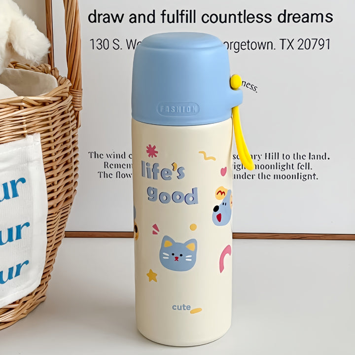 Women Insulated Water Bottle with Playful Design Bowlift