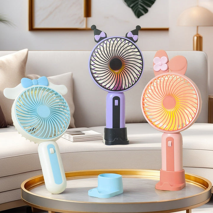 Portable Mini Hand Fan with Playful Design Bowlift
