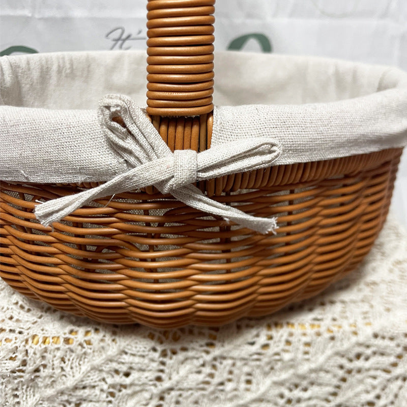 Woven Decorative Storage Basket Bowlift