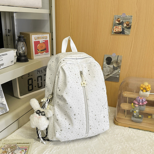 Star-Patterned Everyday Backpack