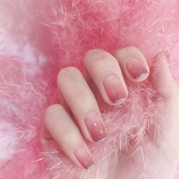 Ombre Glossy Nail Tips Bowlift