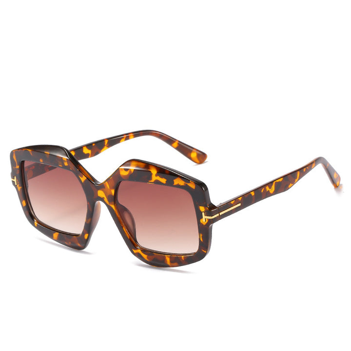 Bold Patterned Hexagonal Sunglasses Bowlift