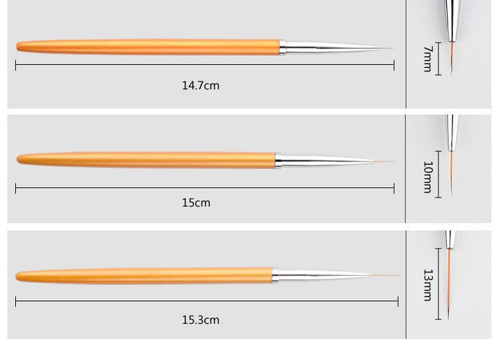 Fine Point Nail Art Detailing Brushes Bowlift