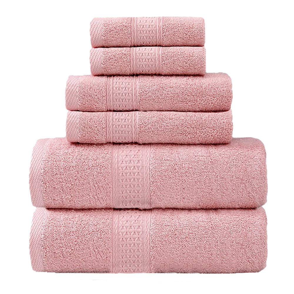 Terry Towel Set with Elegant Border Bowlift