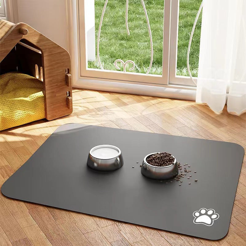 Waterproof Non-Slip Pet Feeding Mat with Anti-Skid Backing Bowlift