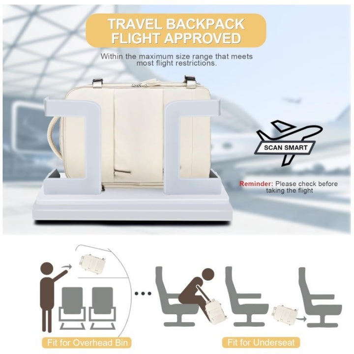 Multi-Compartment Travel Backpack Bowlift
