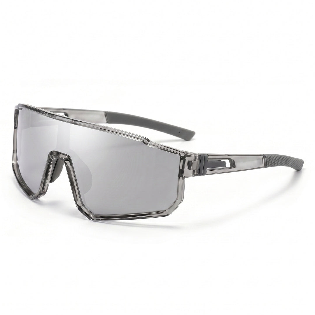 Women's sporty oversized shield sunglasses with UV400 protection, shatterproof polycarbonate lenses and non-slip temples Bowlift