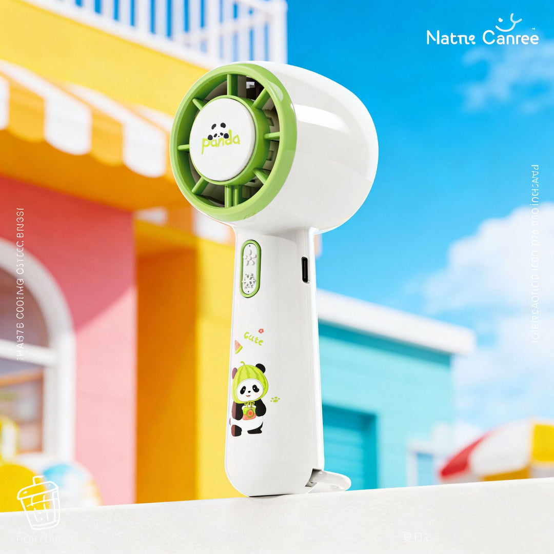 Women portable mini fan in panda design Bowlift