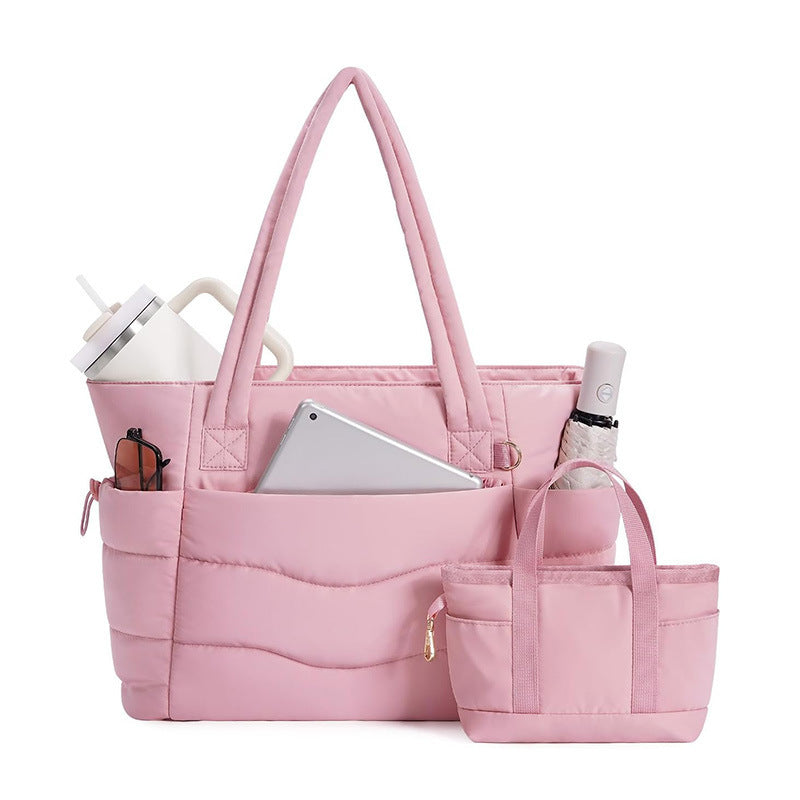Padded everyday bag with removable inner pouch Bowlift