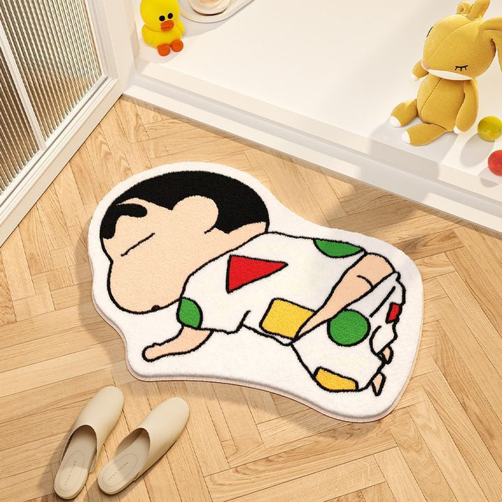 Cartoon Character Plush Bath Mat
