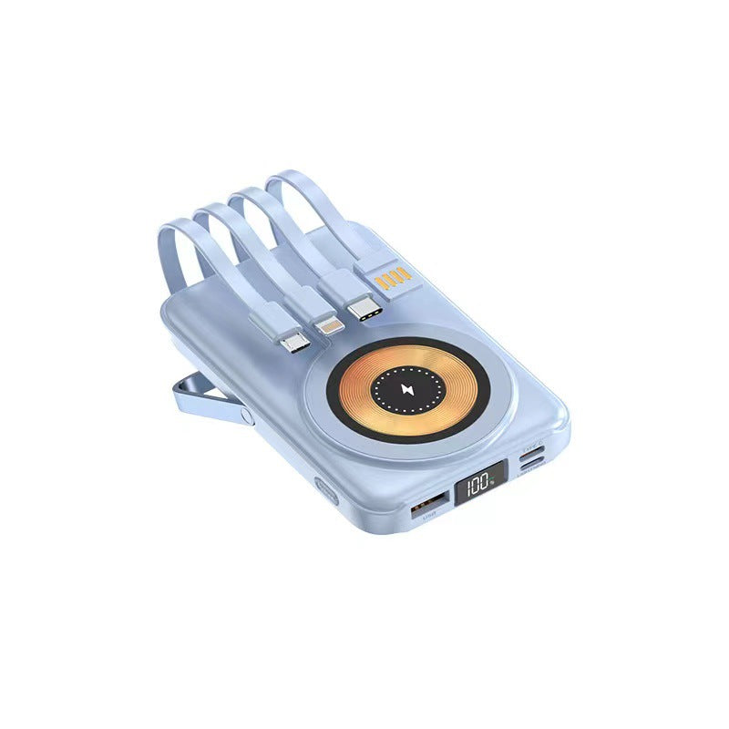 Portable Wireless Powerbank with Integrated Stand Bowlift