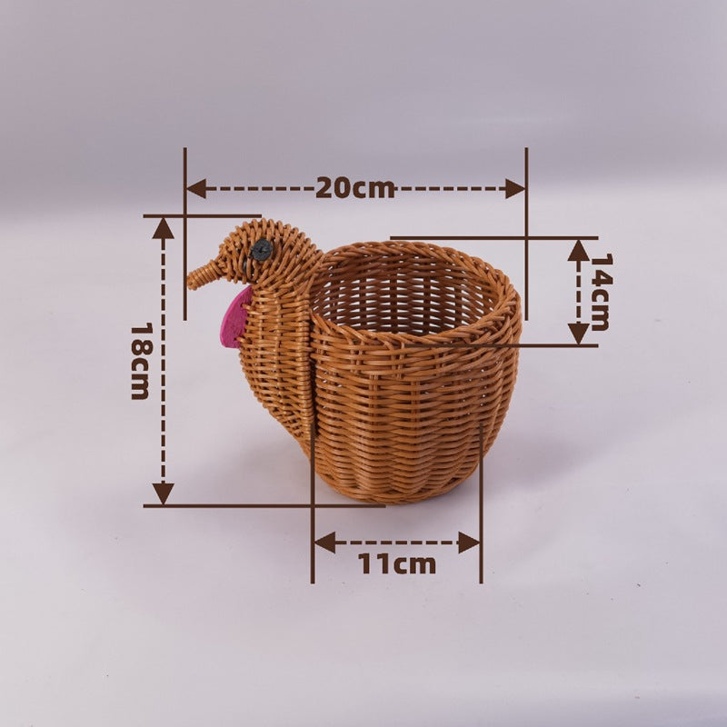 Ladies cute decorative basket Bowlift