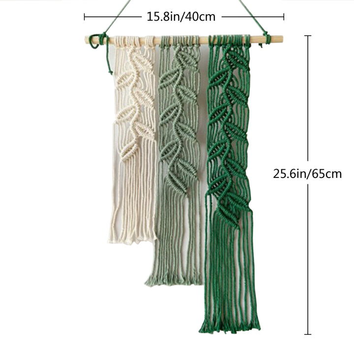 Leaf Pattern Macrame Wall Hanging Bowlift
