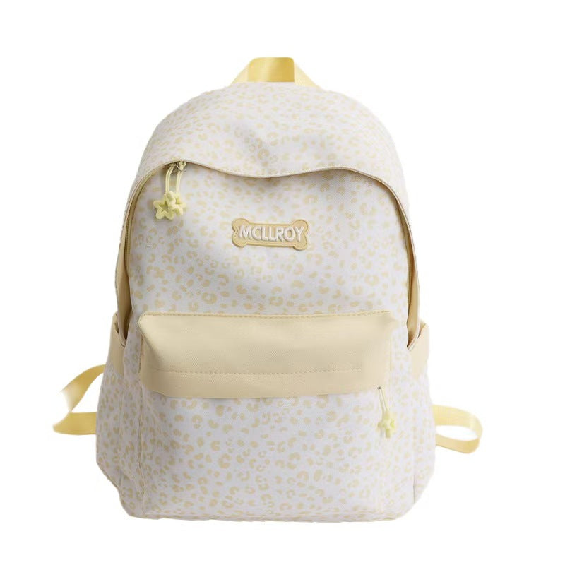 Stylish Leopard Print Backpack Bowlift