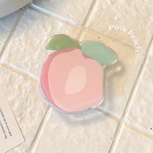 Original coaster in peach-shaped design Bowlift
