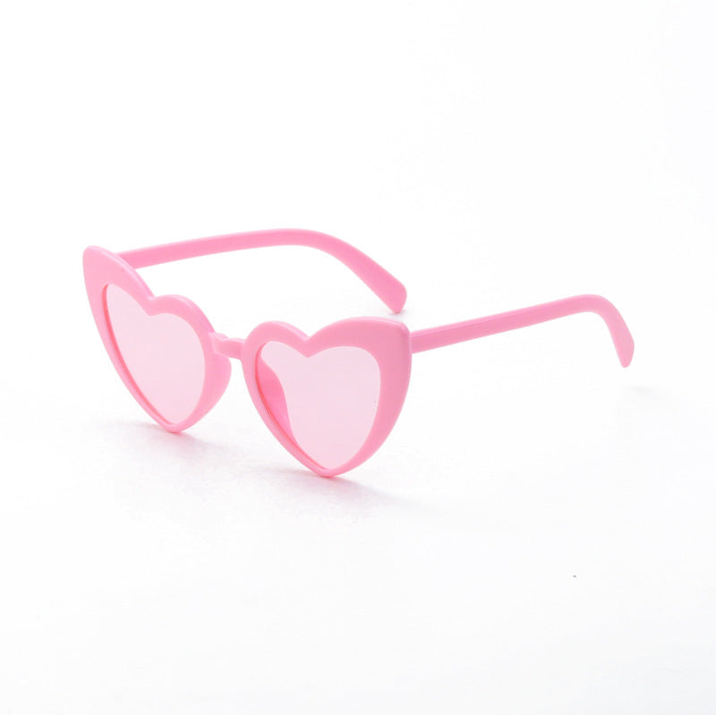 Heart-Shaped Retro Sunglasses Bowlift