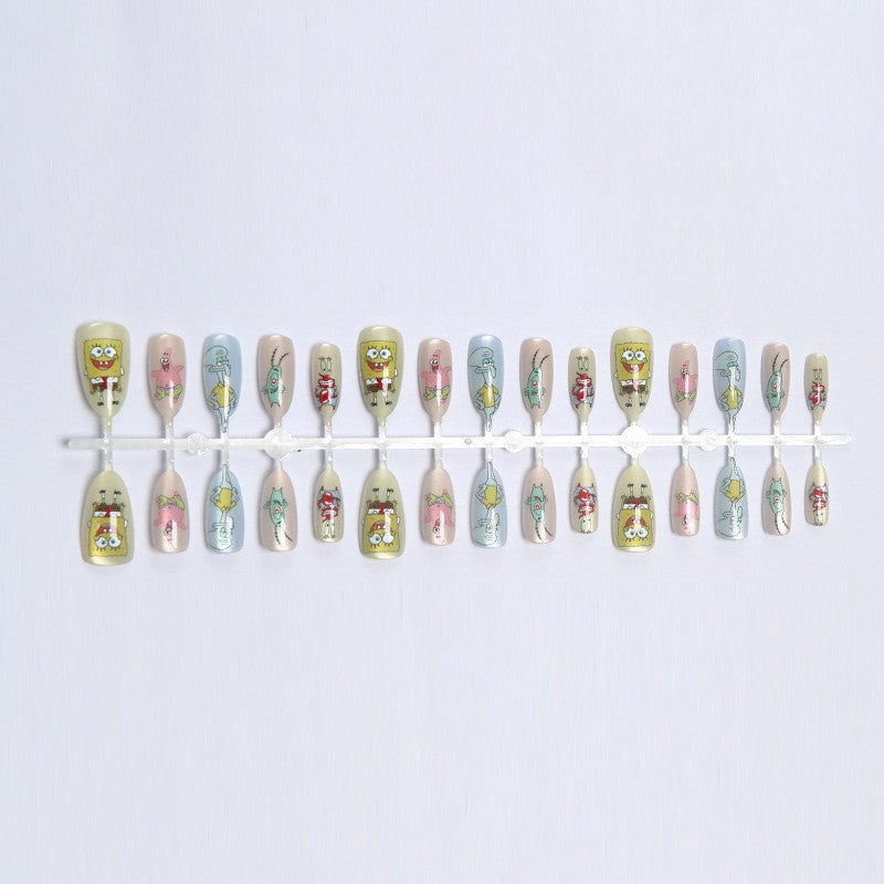 Creative nail design set with wonderful cartoon motifs Bowlift