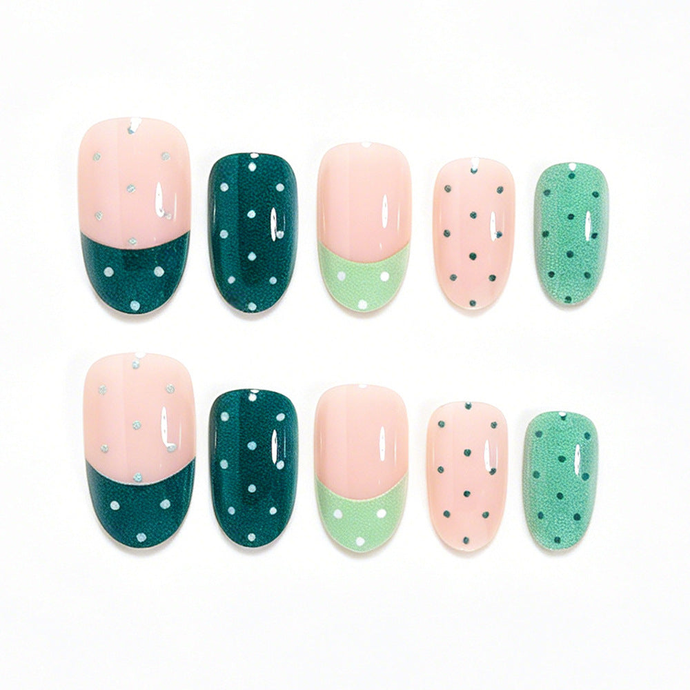 Playful Polka Dot Nail Wraps Bowlift