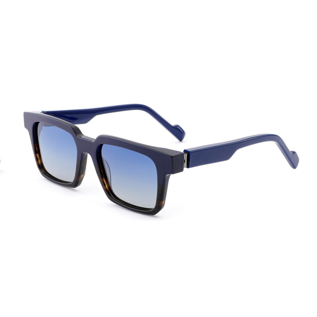 Women's sunglasses in modern, angular design with brown lenses Bowlift