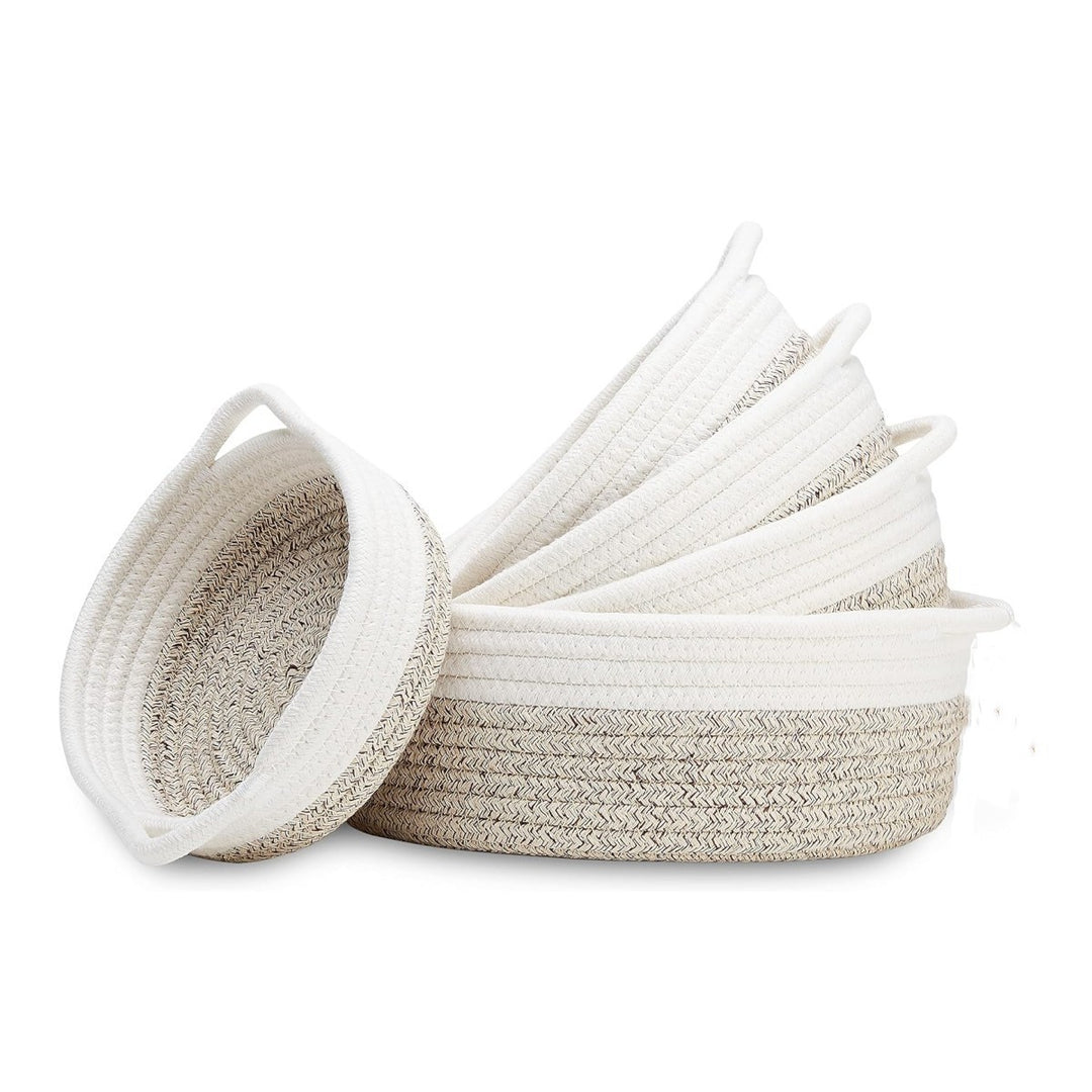 Women High-Quality Storage Basket Set made of Natural Cotton Material Bowlift